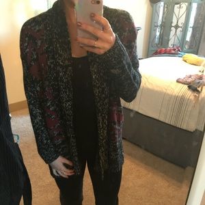 Black and red Cardigan